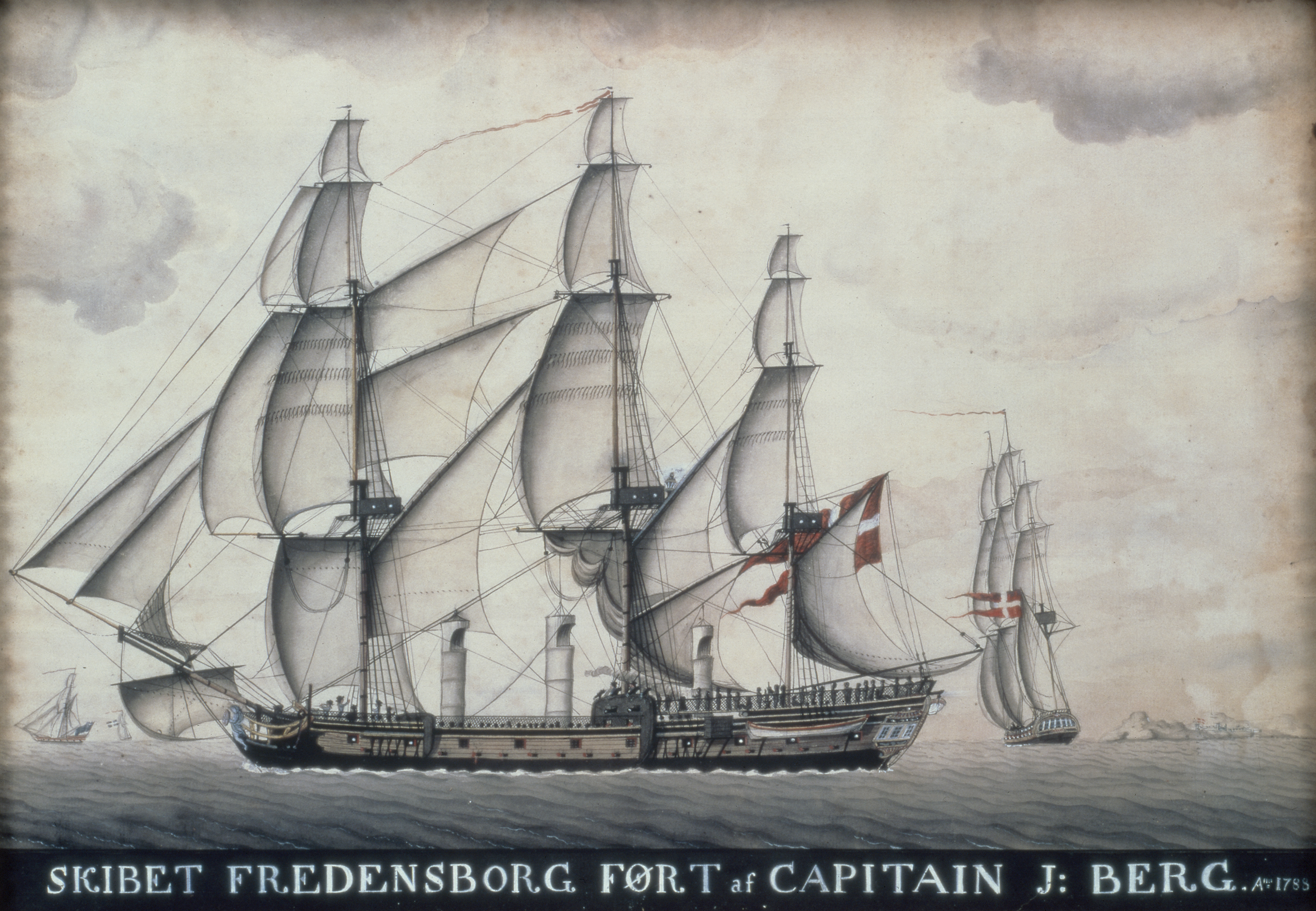 Slaveskibet Fredensborg 1788. Museet for Søfart